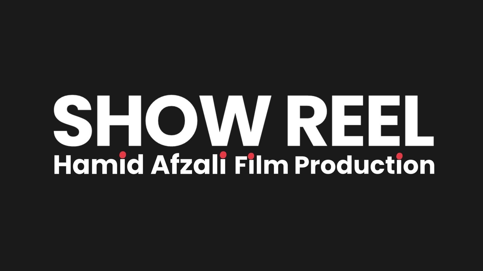 Vorschaubild für das Showreel 2026 von Hamid Afzali Filmproduktion Karlsruhe. Szenen aus Imagefilmen, Recruiting-Videos und Videomarketing-Projekten.